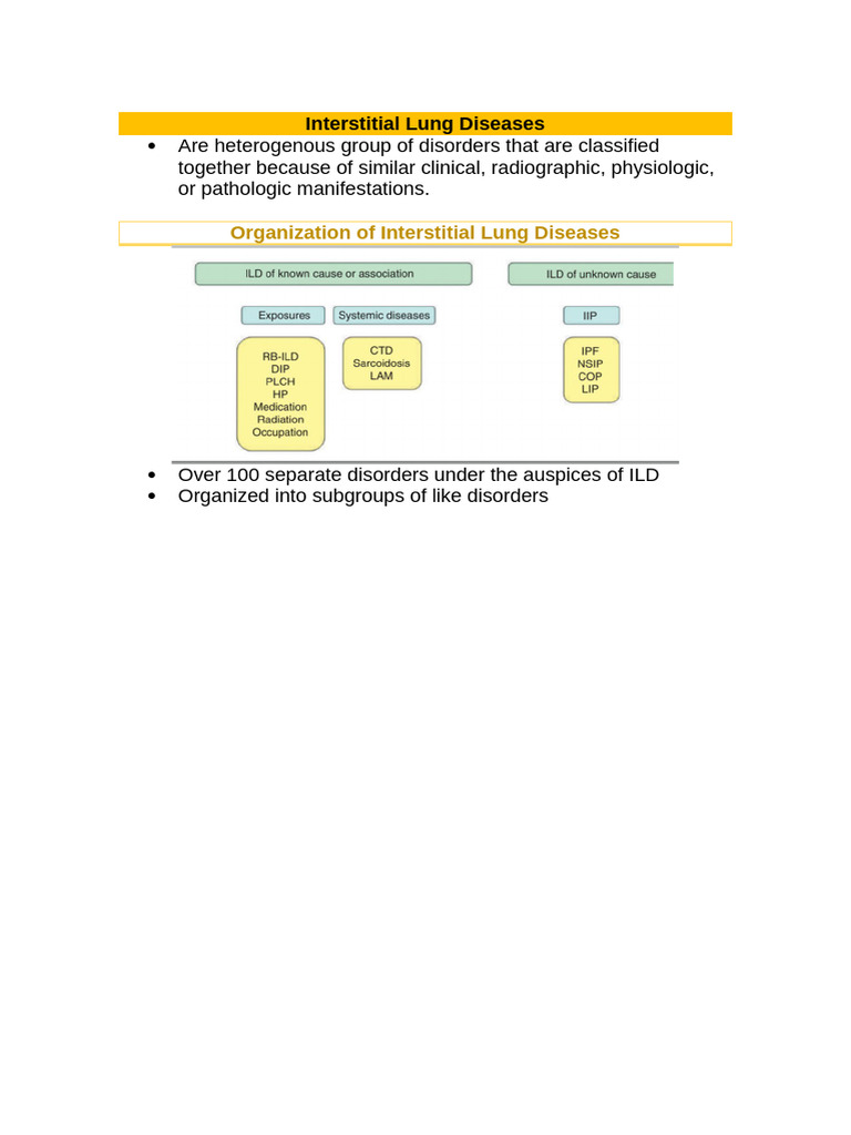 Understanding Interstitial Lung Diseases | PDF | Cough | Respiratory System