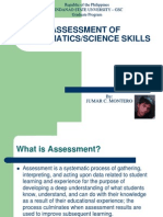 assessment of science/mathematics skills