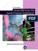 Modul Gerak Tropisme Tumbuhan Kelas Viii