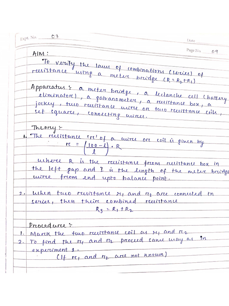 Experiment 3 | PDF