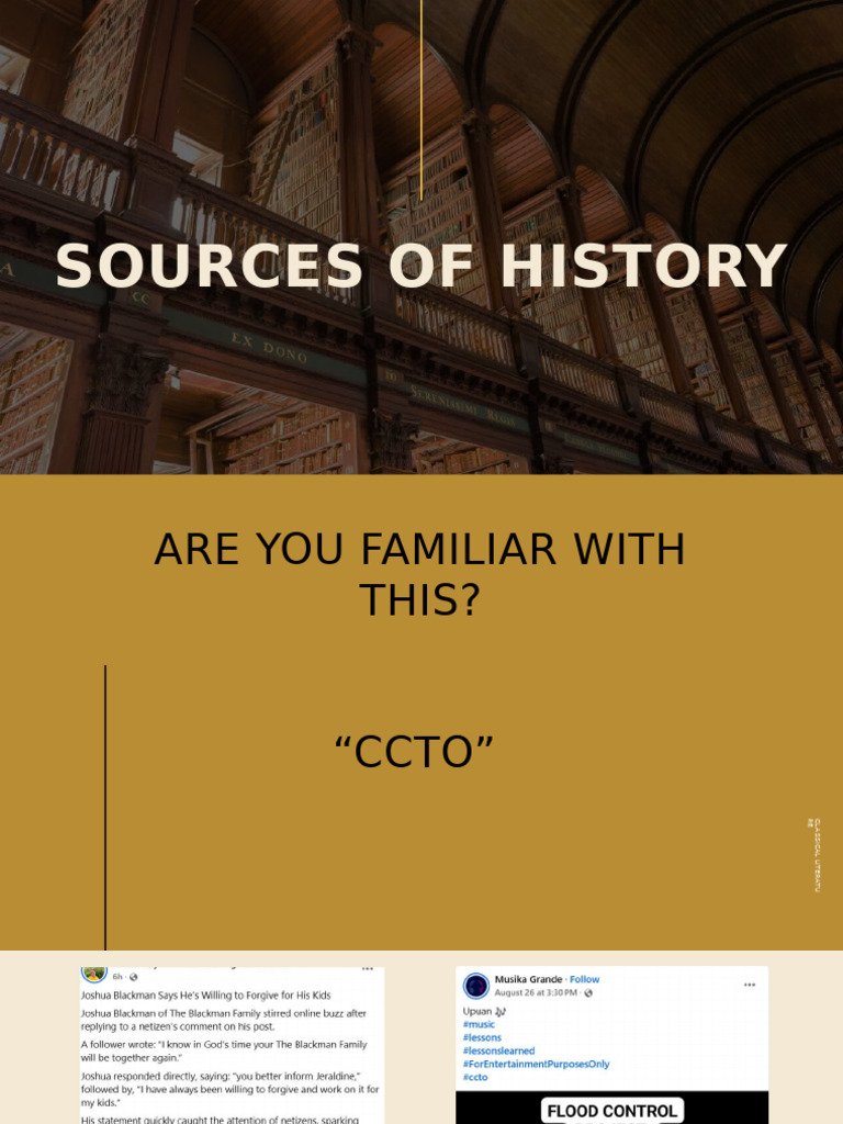 Types and Critiques of Historical Sources | PDF | Primary Sources ...