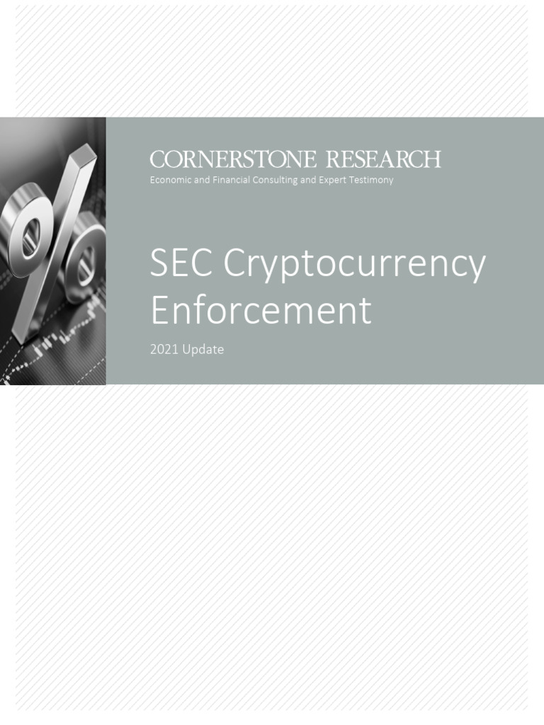 SEC Cryptocurrency Enforcement 2021 Update | PDF | U.S. Securities And ...