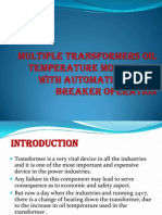 Multiple Transformers Oil Temperature Monitoring With Automatic Circuit