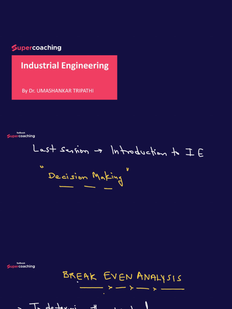 Break Even Analysis | PDF