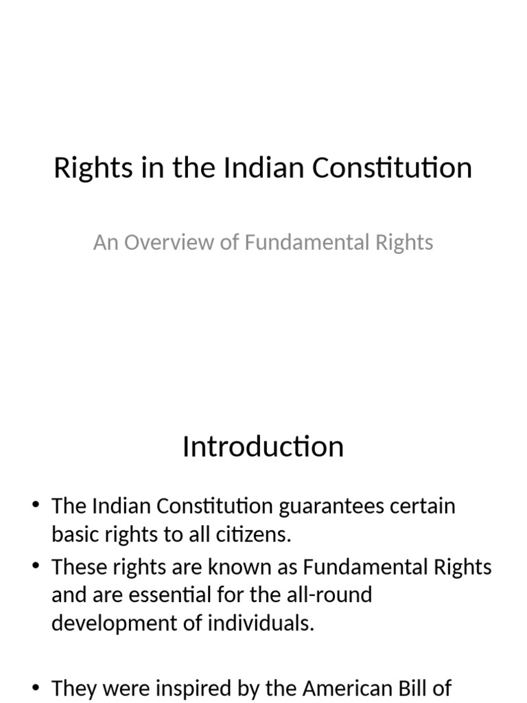 Rights in Indian Constitution Indian Examples | PDF | Social Ethics ...