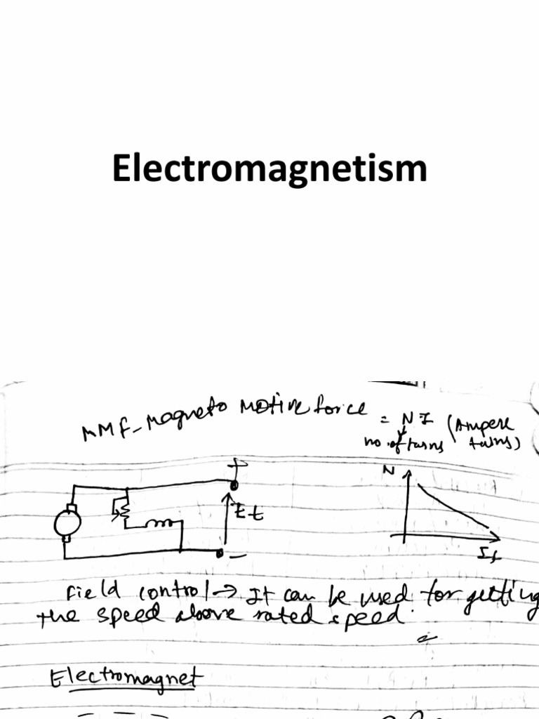 Electromagnetism Concepts and Calculations | PDF | Inductance ...