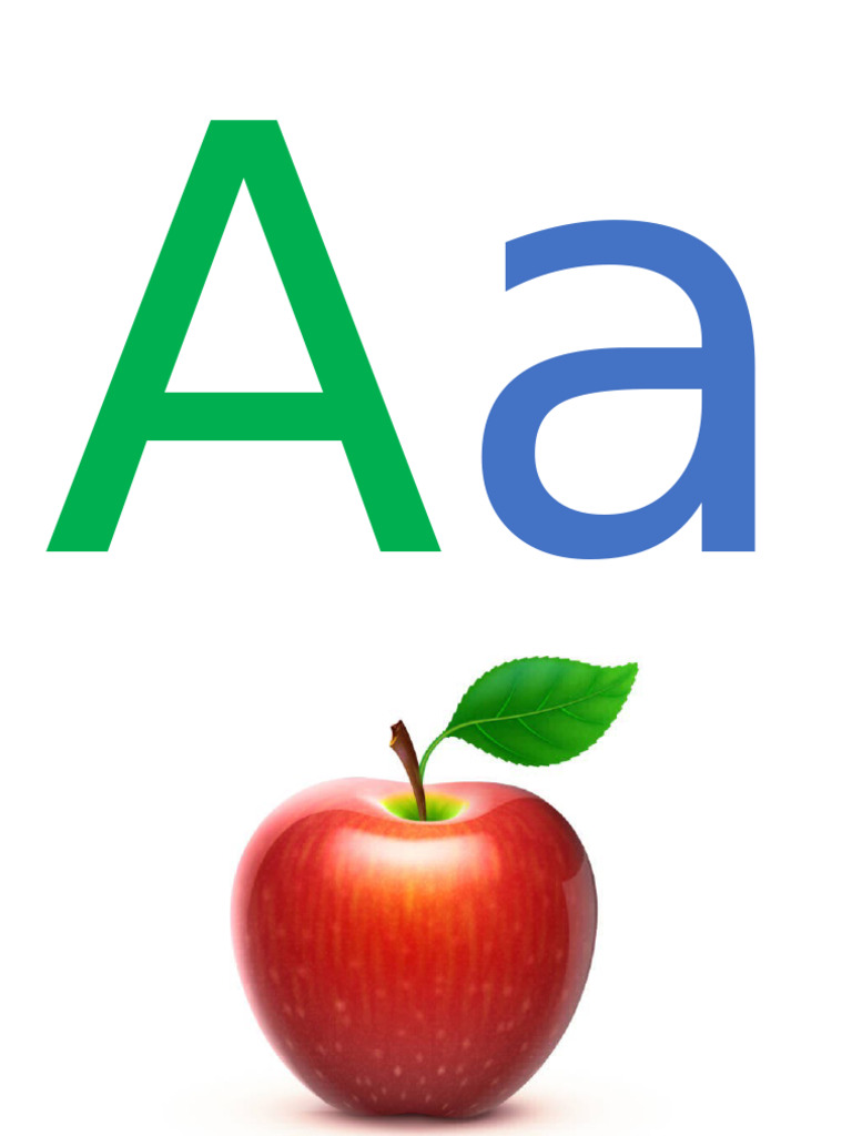 Letter Aa Flashcards | PDF