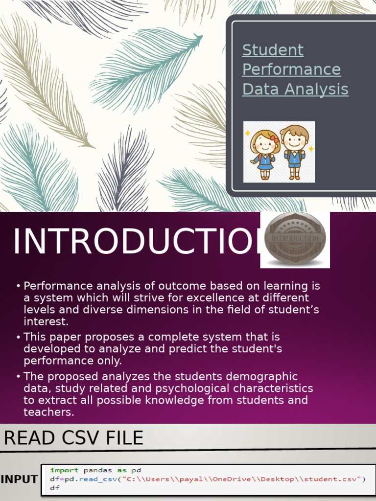 Student Performance Analysis System | PDF | Parameter (Computer ...