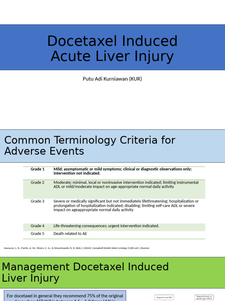 Docetaxel Induced Acute Liver Injury | PDF | Alanine Transaminase | Liver