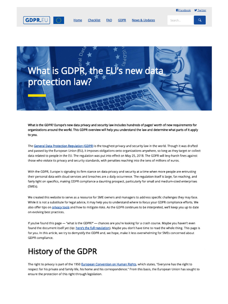 GDPR | PDF