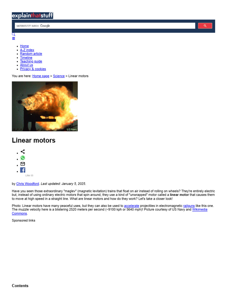 Understanding Linear Motors Explained | PDF | Electric Motor ...
