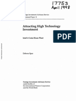 Attracting High Technology Investment: Foreign Investment Advisory Service Occasional Paper 11