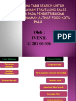 Download Algoritma Tabu Search Untuk ian Travelling Sales Problem by Dwi Pujana SN94179365 doc pdf