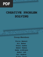 Creative Problem Solving