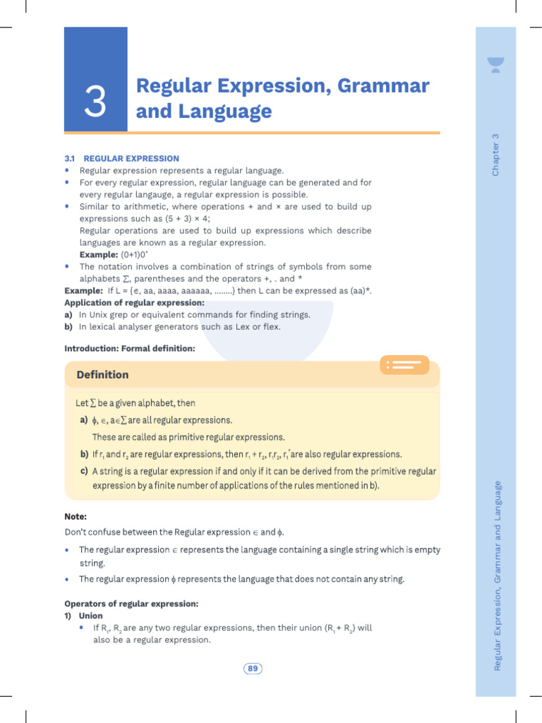 Understanding Regular Expressions and Languages | PDF | Regular ...