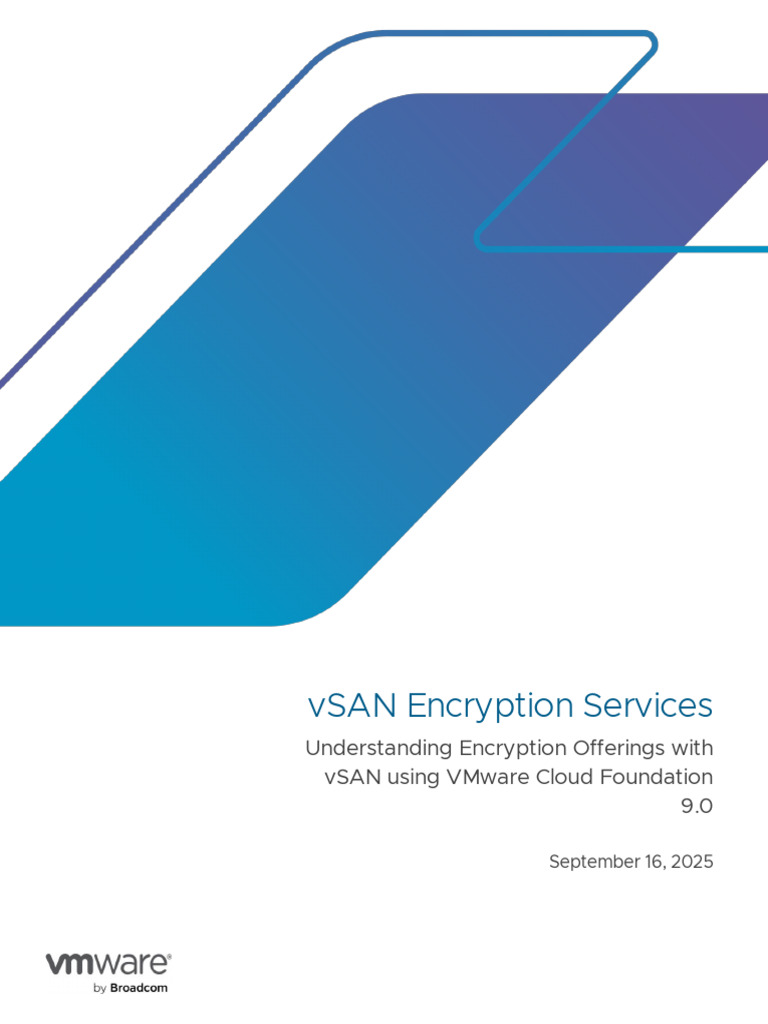 vSAN Encryption Services Overview | PDF | Virtual Machine | Secure ...