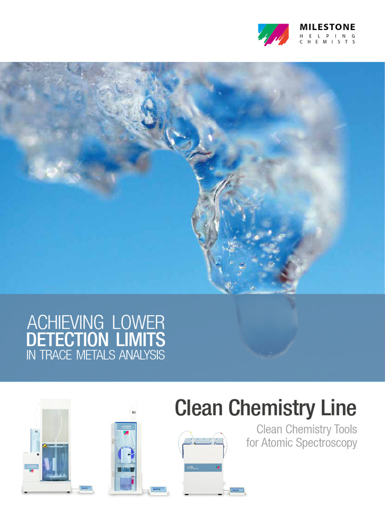 Clean Chemistry Tools for Trace Metals | PDF | Detection Limit | Nitric ...