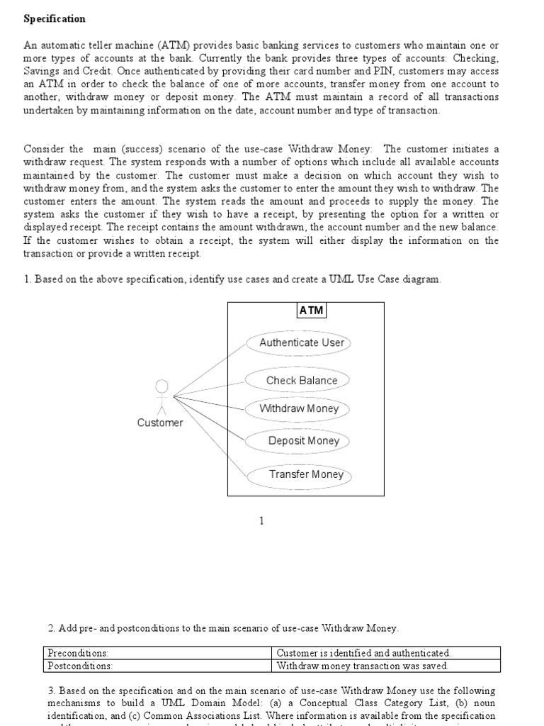 Software Architecture ATM Example | PDF | Automated Teller Machine ...
