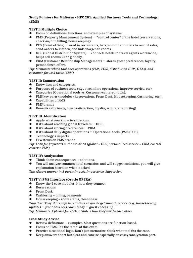 Study Pointers for Midterm HPC 201 | PDF