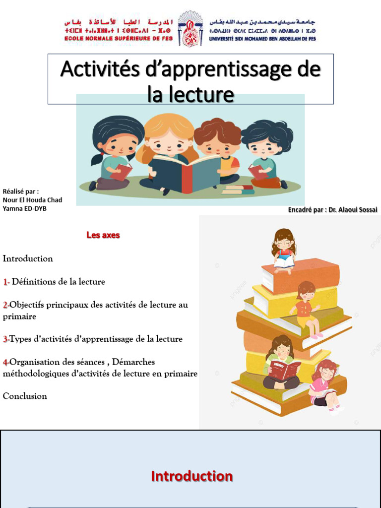 Activités D'apprentissage de La Lecture | PDF | Apprentissage | Cognition