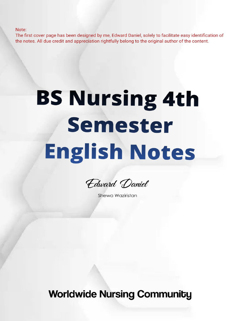BSN Notes Knu | PDF
