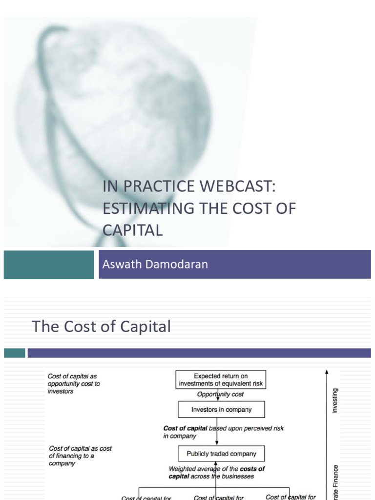 Cost of Capital in Practice | PDF | Cost Of Capital | Beta (Finance)