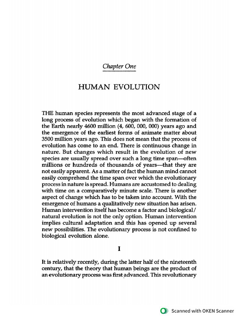 Human Evolution | PDF