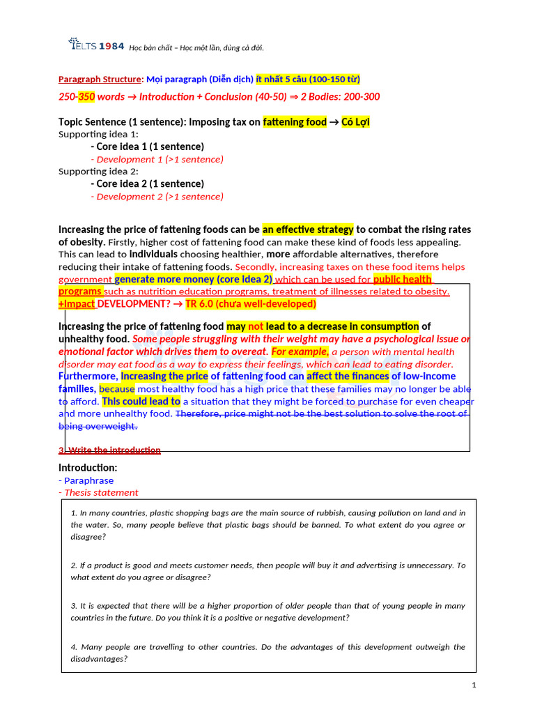 BLOOM Writing W2 | PDF