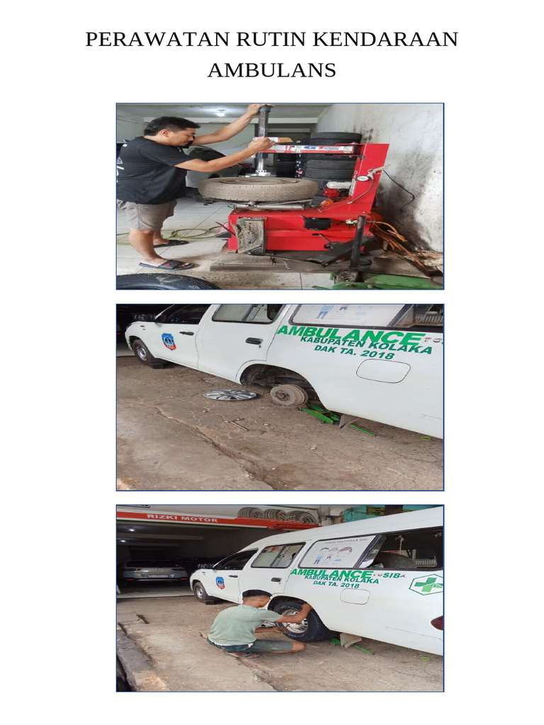 Perawatan Rutin Ambulans dan Kegiatan P3K | PDF