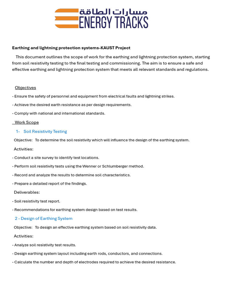 Earthing & Lightning Protection System Guide | PDF | Safety ...