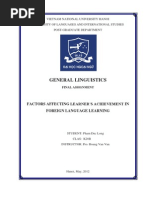 FACTORS AFFECTING LEARNER’S ACHIEVEMENT IN FOREIGN LANGUAGE LEARNING_Pham Duc Long