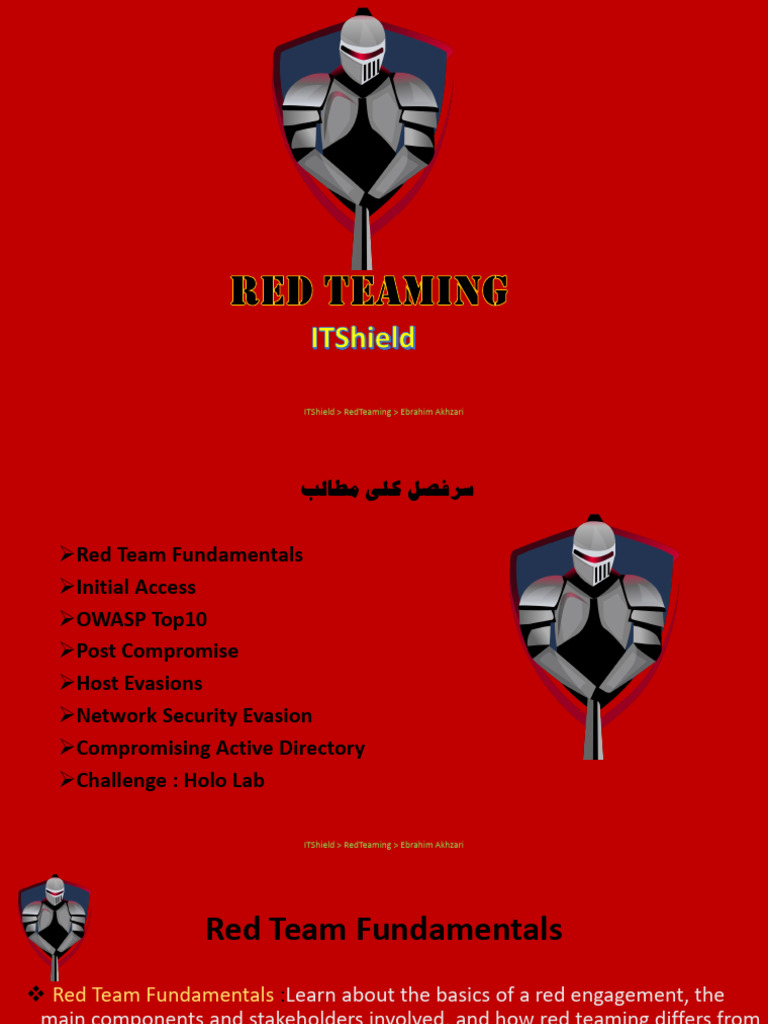 Red Teaming Techniques and Strategies | PDF | Security | Computer Security