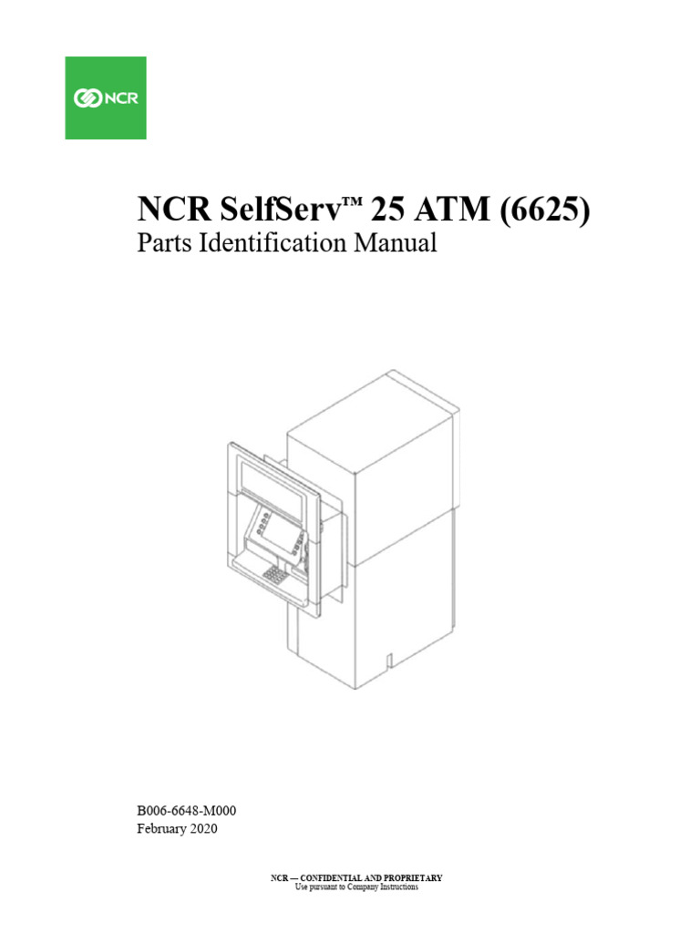 NCR SelfServ 25 ATM Parts Manual | PDF | Computer Hardware | Computer ...