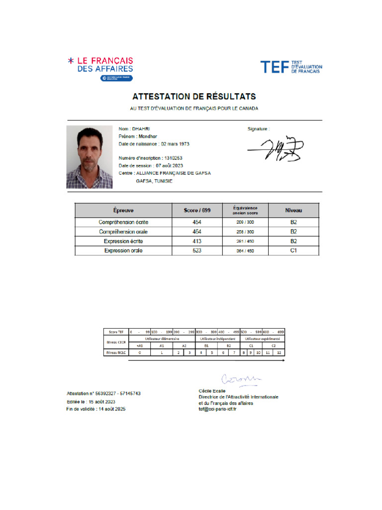 Test TEF | PDF