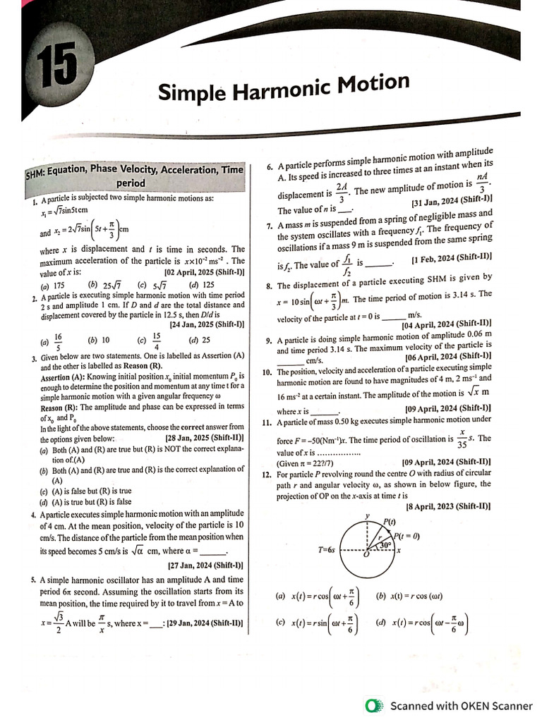 15) Shm | PDF