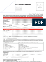 Kyc Self Declaration