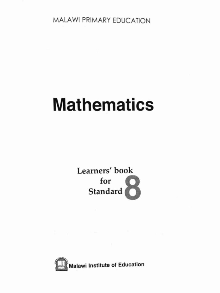 STD 8 Maths LB | PDF