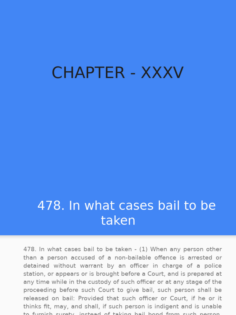 Bail Regulations and Conditions Explained | PDF | Bail | Arrest