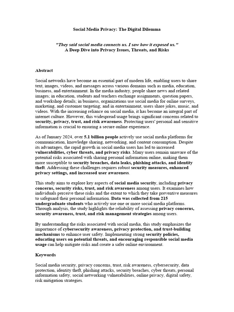 Social Media Privacy Risks Explained | PDF | Security | Computer Security