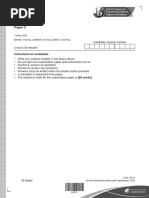 Paper 12 - Computer Science 9618 - AS Level October November 2025 | PDF