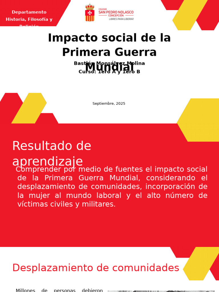 4. Impacto Social de La Primera Guerra Mundial | PDF