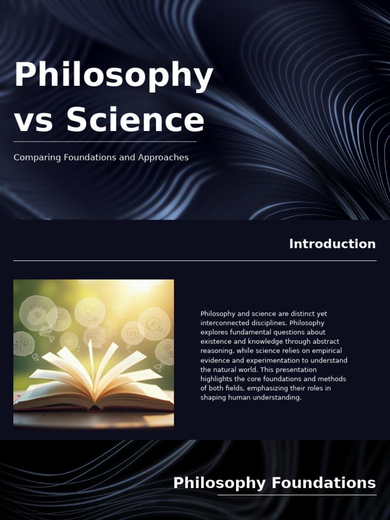 Philosophy Vs Science | PDF | Scientific Method | Science