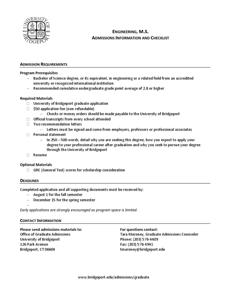 Graduate Engineering Admissions Guide | PDF | Career & Growth
