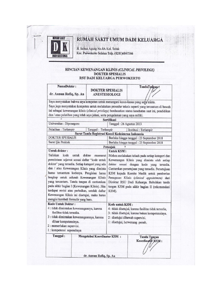 RKK DR Aunun Rofiq Sp. An | PDF