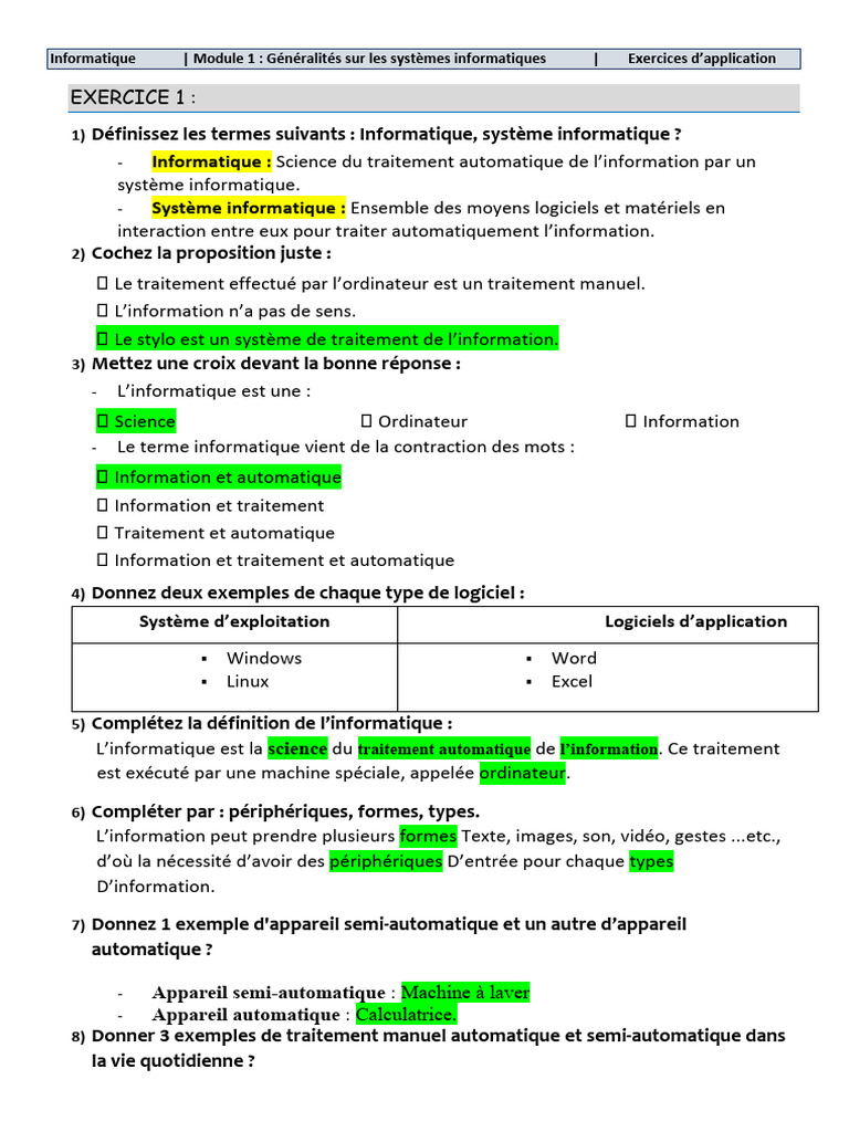 Introduction aux systèmes informatiques | PDF | Informatique | Linux