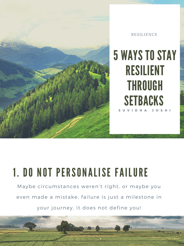 5 Strategies for Resilience in Setbacks | PDF