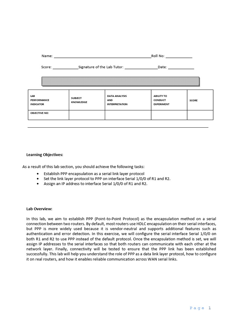 Npa Lab 07 | PDF | Computer Network | Internet Protocols