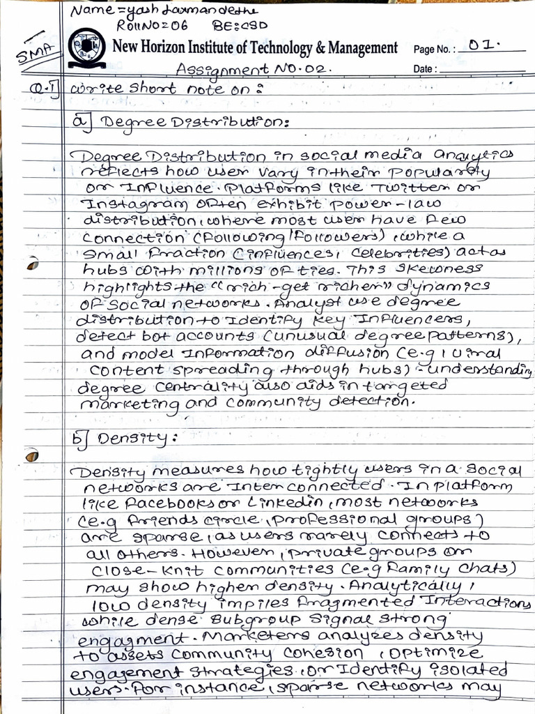 SMA Assignment No.02 | PDF