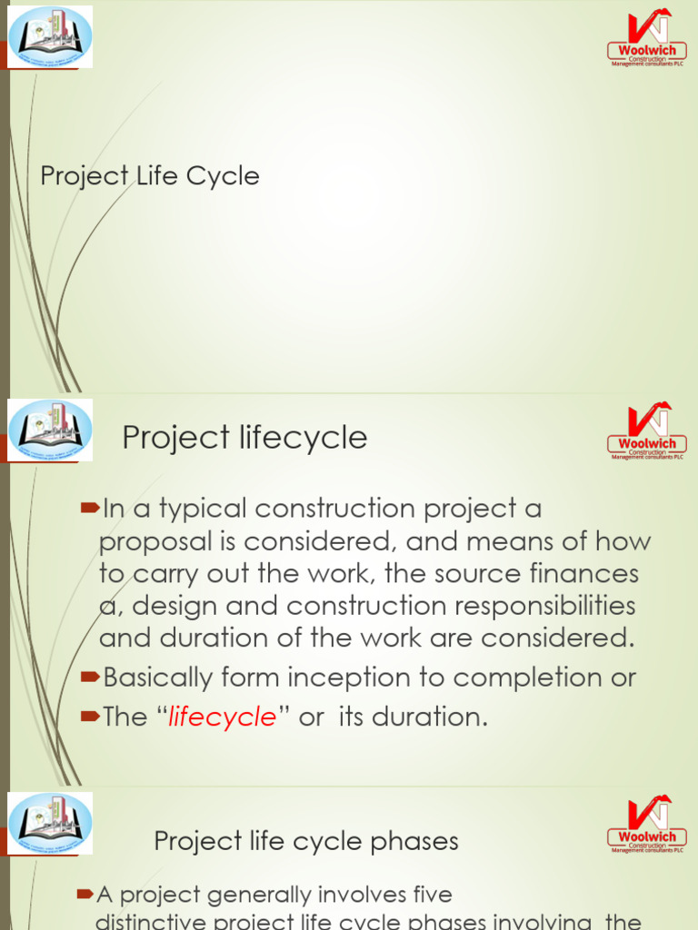 Construction Project Life Cycle Phases | PDF | Project Management ...