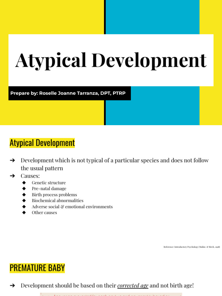 CELO PT304 - Atypical-Development | PDF | Anatomical Terms Of Motion ...